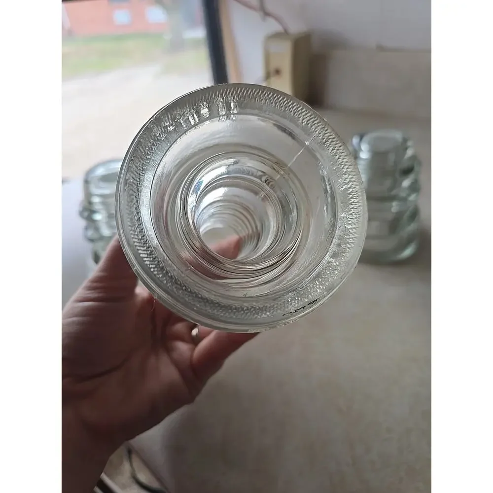 Lot of 3 Vintage‎ Hemingray #56 Made in USA Clear Glass Electric Insulator